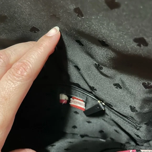 Kate Spade Black and Pink Dessert Pattern Crossbody Bag - Picture 5 of 8